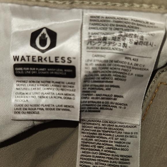 Levi Strauss Mens Tan Pants Size 42x30 - Picture 10 of 12